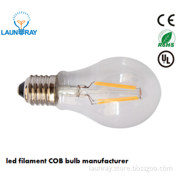 UL Listed 4W LED Filament Bulb Clear Glass Lamp High LM 110lm